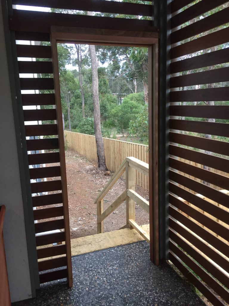 Outdoor Staircase And Fitting A Door 1